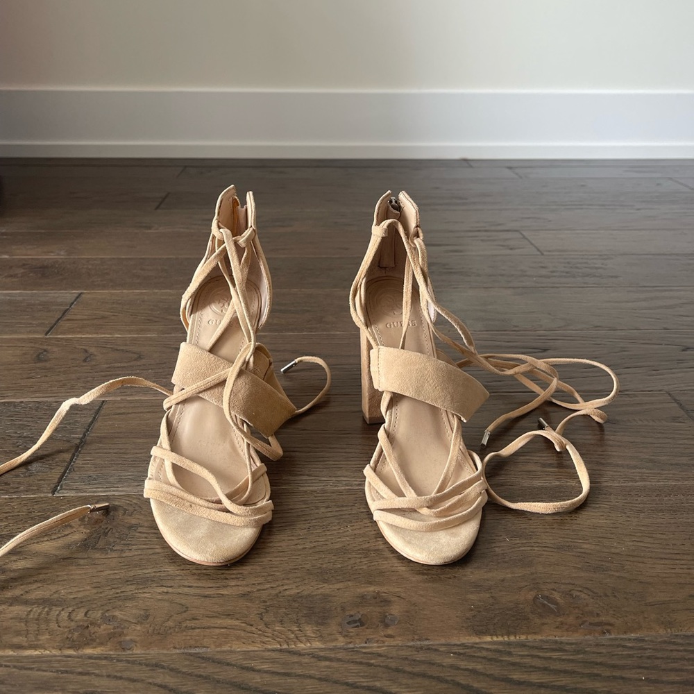 Guess Lace Up Sandals